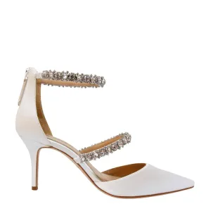 Adelaide - White Point Toe Bridal Heel