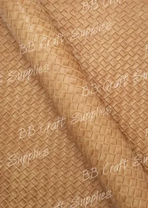 Basket weave Tan