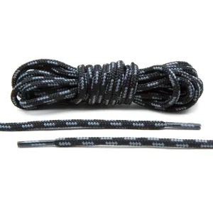 Black/Grey Boot Laces