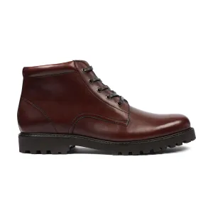 Chikao -  Men's Reddish Brown Calf Leather Boot