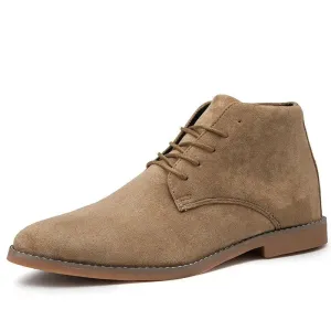 Fashion Casual Boots Men Autumn Winter Comfortable Durable Outsole Men Shoes High Quality Cow Suede Men Boots