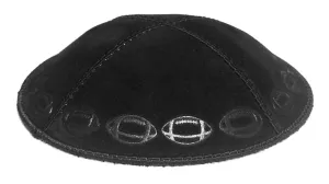 Football Embossed Kippah