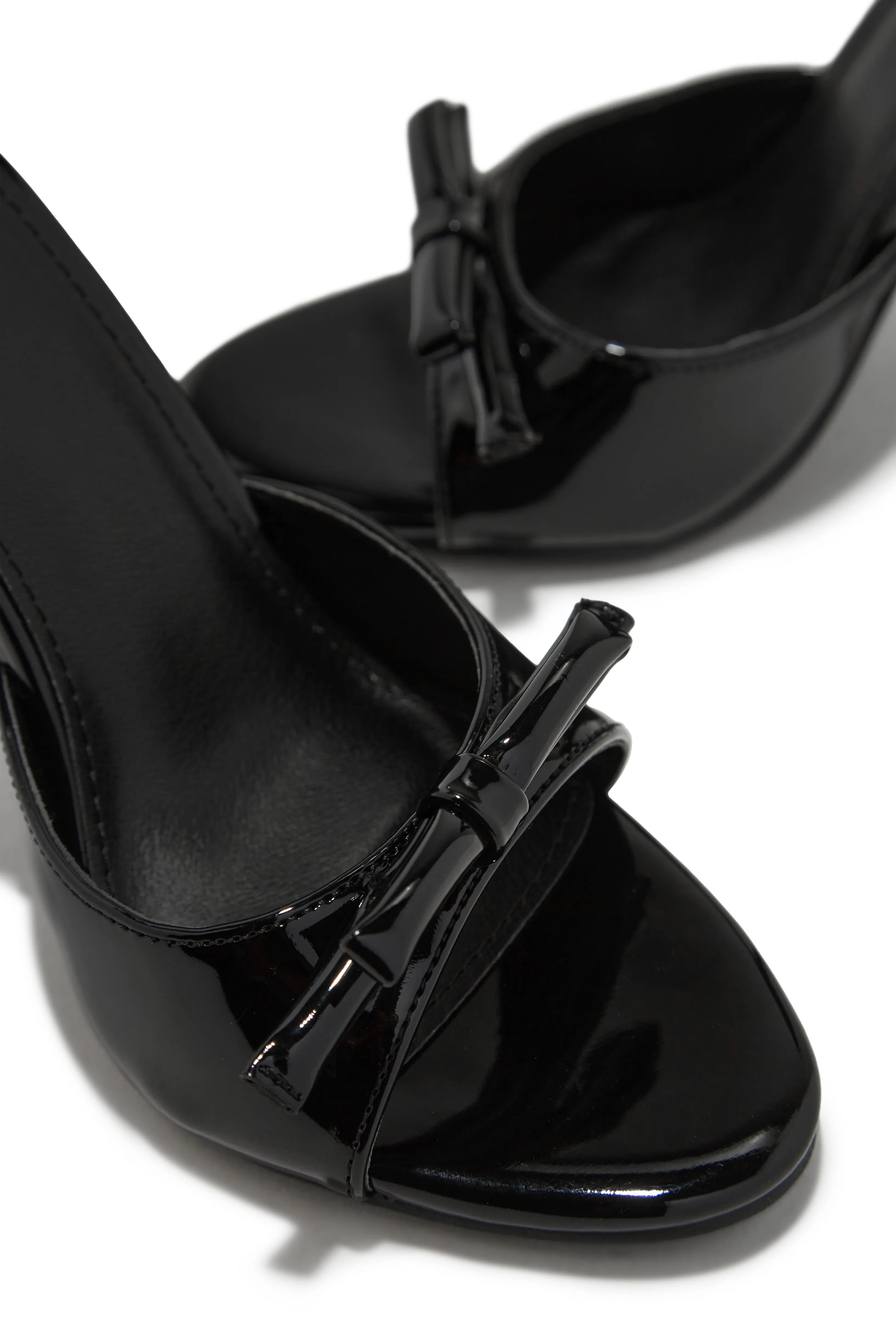 Jaya High Heel Mules - Black