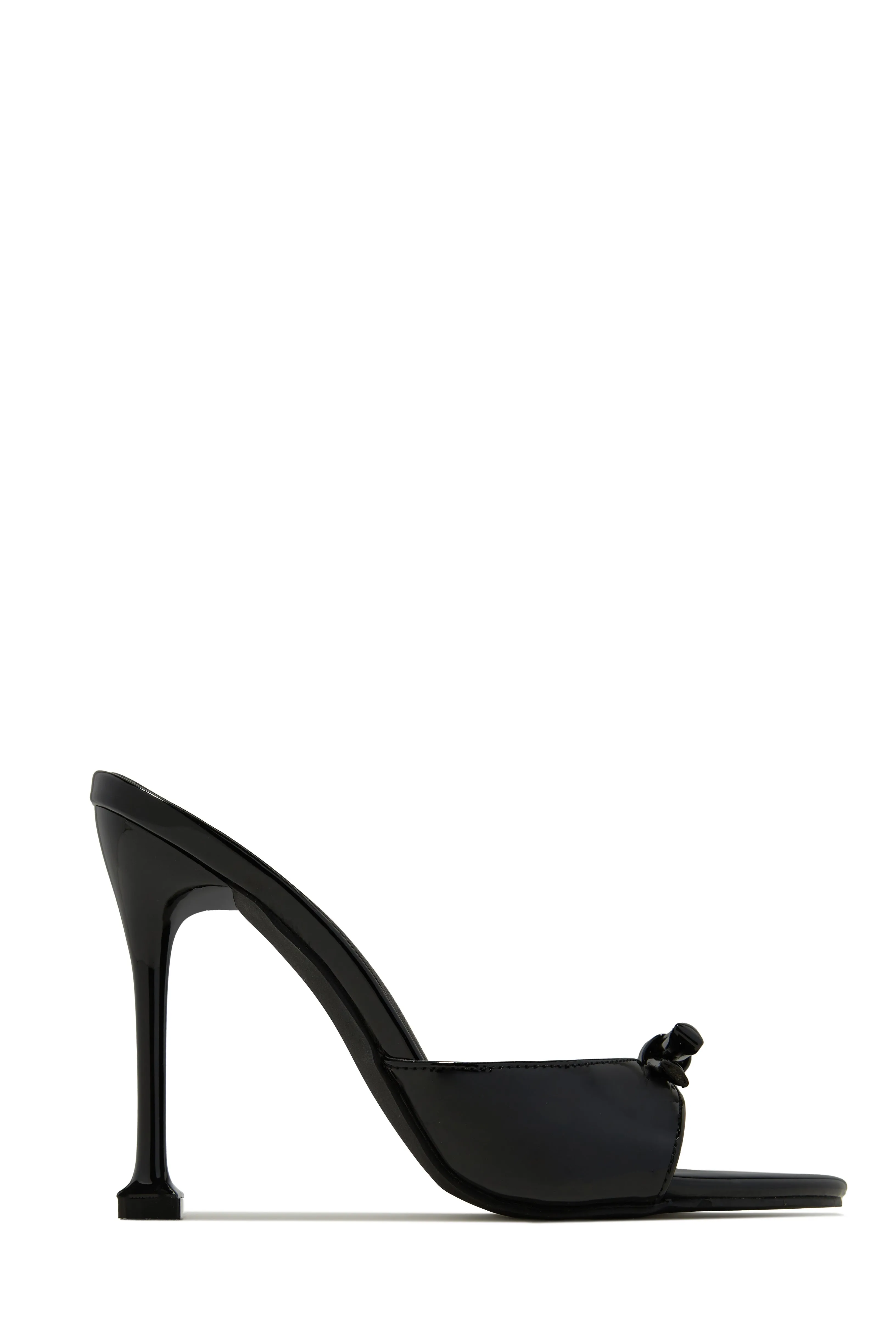 Jaya High Heel Mules - Black