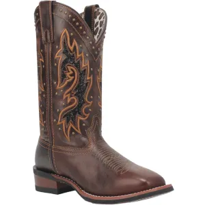 Laredo Womens Lockhart Tan Leather Cowboy Boots