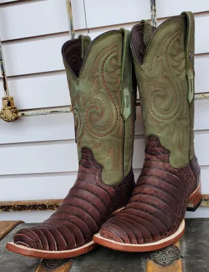 Men's Tanner Mark Caiman Belly Print Boot