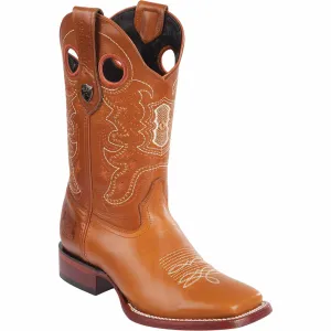 Men's Wild West Genuine Leather Ranch Toe Boot 28243851