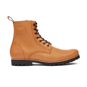 Miyu - Men's Yellow Tan Calf Leather Boot