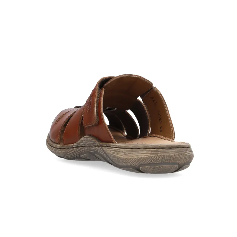 Rieker 22087-24 Brown Men's Slides