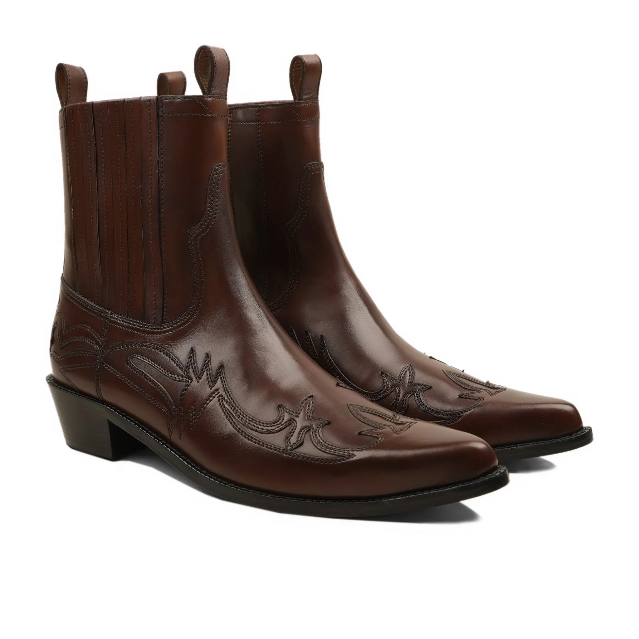 Sentjur - Men's Dark Brown Calf Leather Chelsea Boot