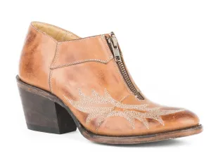 Stetson Womens Tan/Tobacco Leather Nicole Fashion Boots