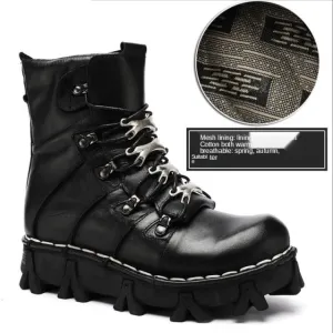 TEEK - Italian Motorcycle Biker Combat Boots