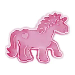 Unicorn Cookie Cutter Stamper with Ejector 7cm