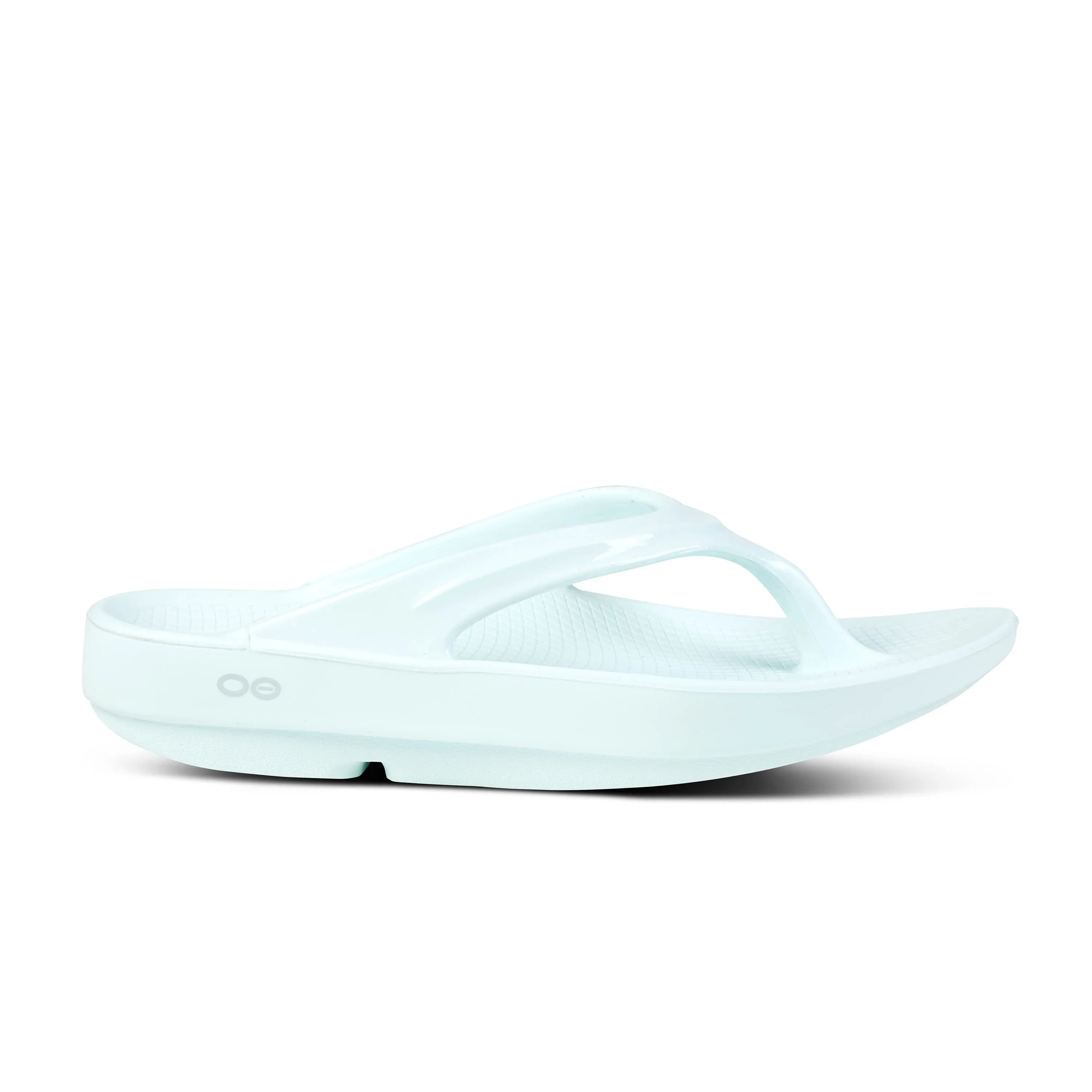 Women's Oofos OOlala Thong Color: Ice