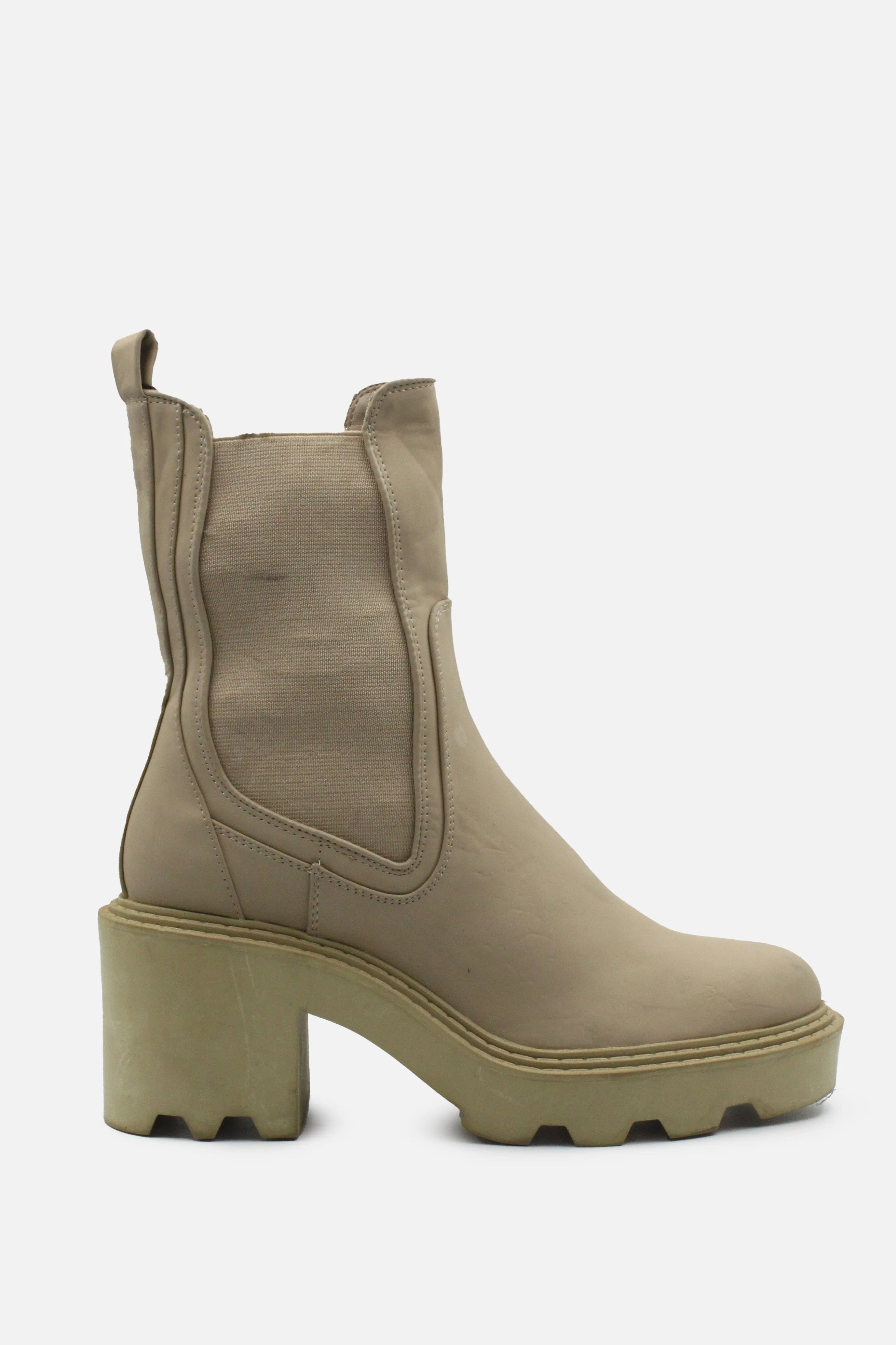 Zara Stretchable Block Ankle Boots | 100% Authentic leather